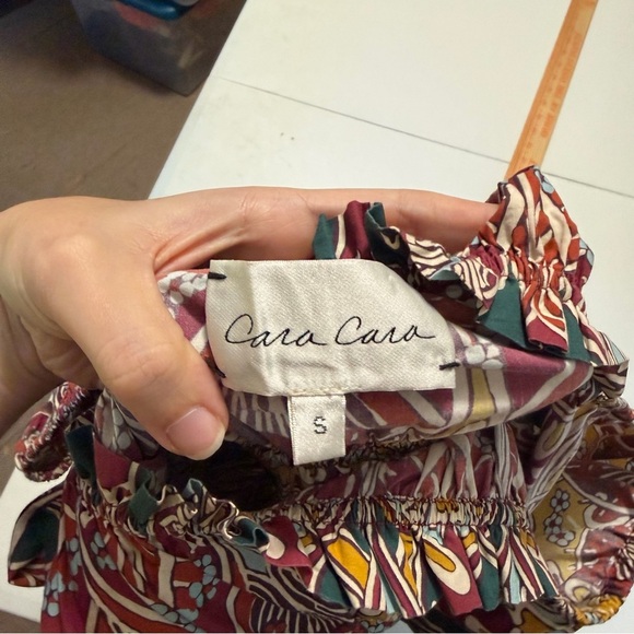 Cara Cara Everly Top - Chai Tea Deco Medium Made in India D - Picture 4 of 9